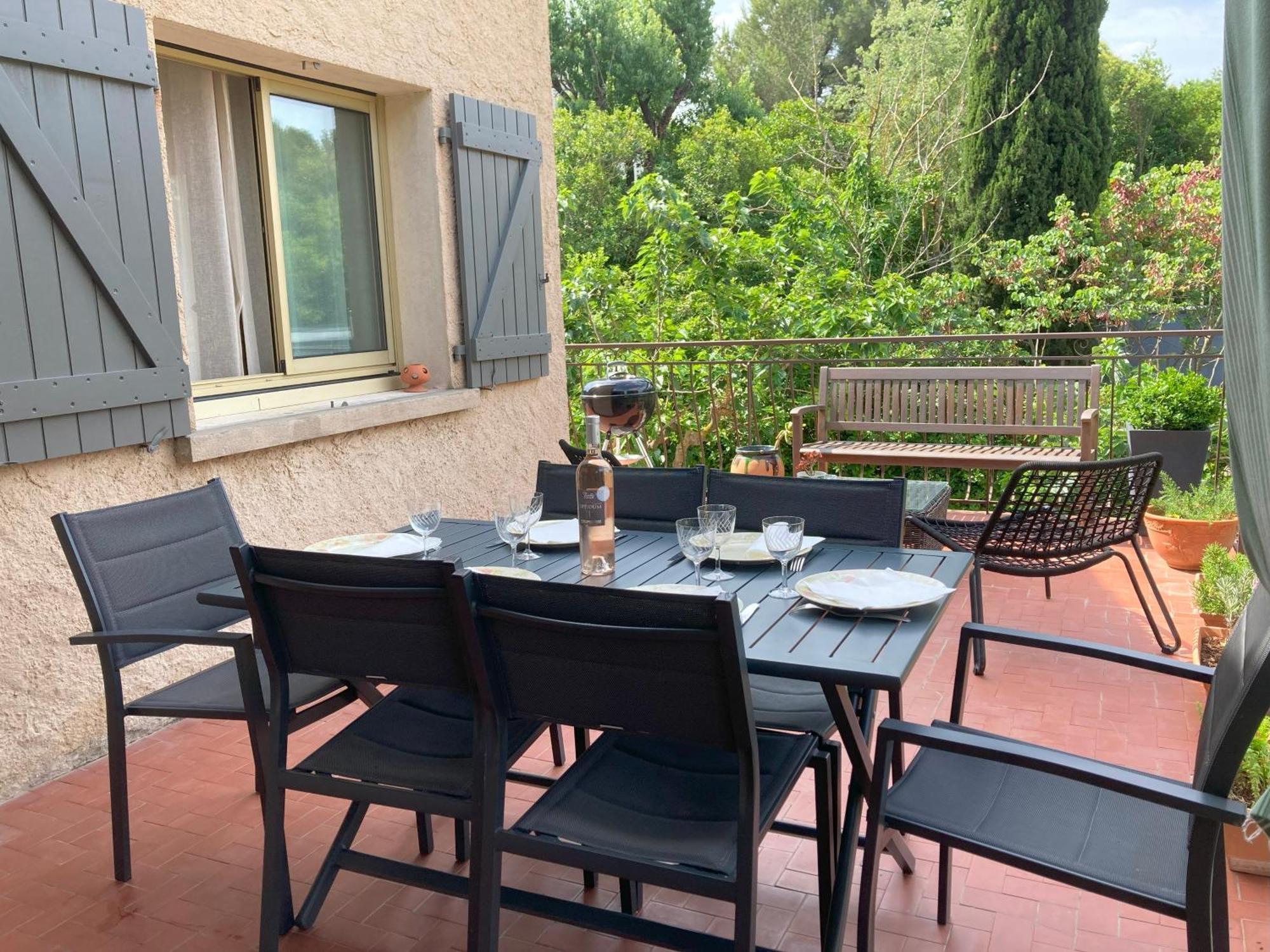 Haut De Villa Avec Terrasse Privative Jardin Et Parking Tout Pres Des Plages Τουλόν Εξωτερικό φωτογραφία