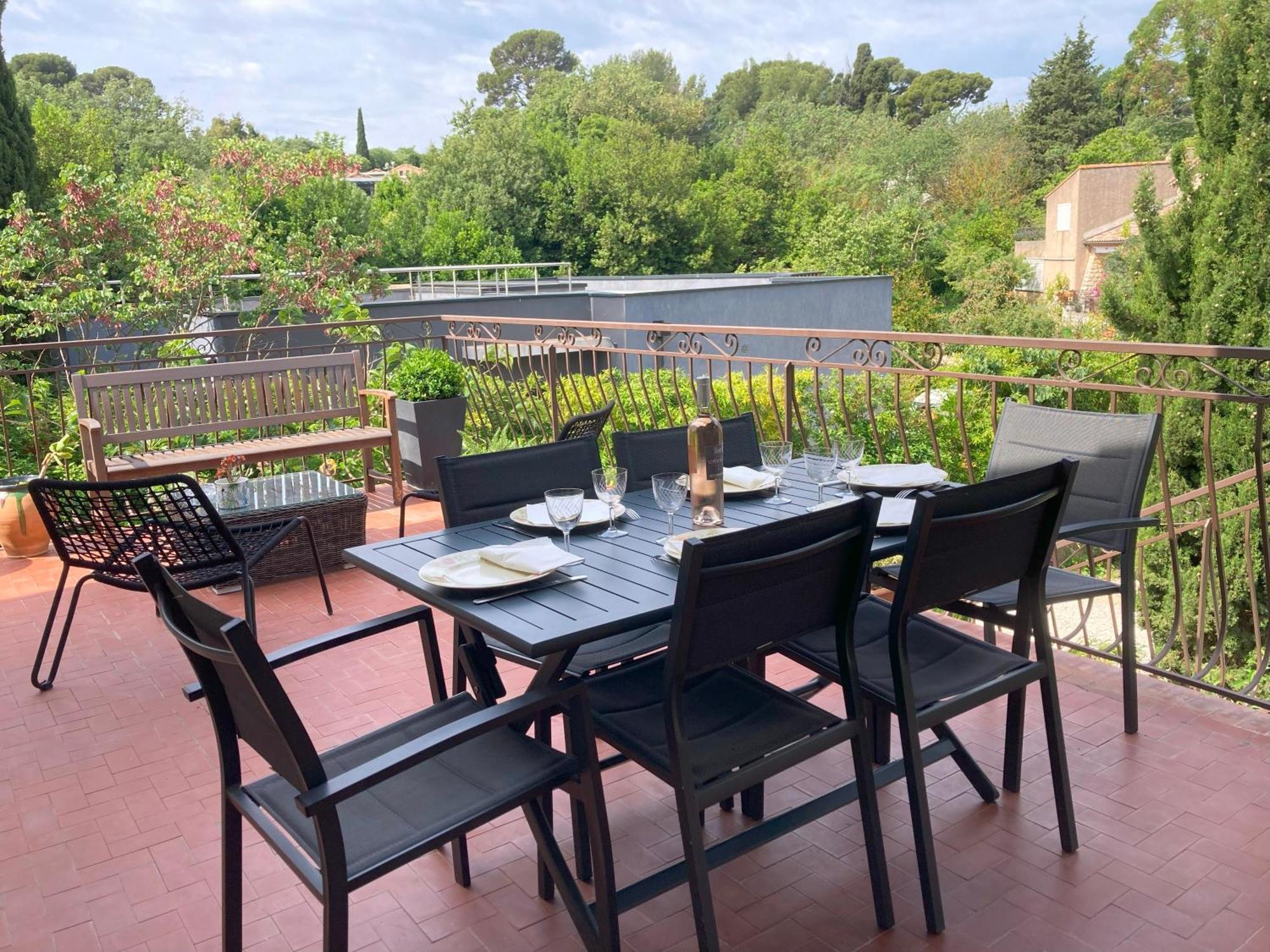 Haut De Villa Avec Terrasse Privative Jardin Et Parking Tout Pres Des Plages Τουλόν Εξωτερικό φωτογραφία